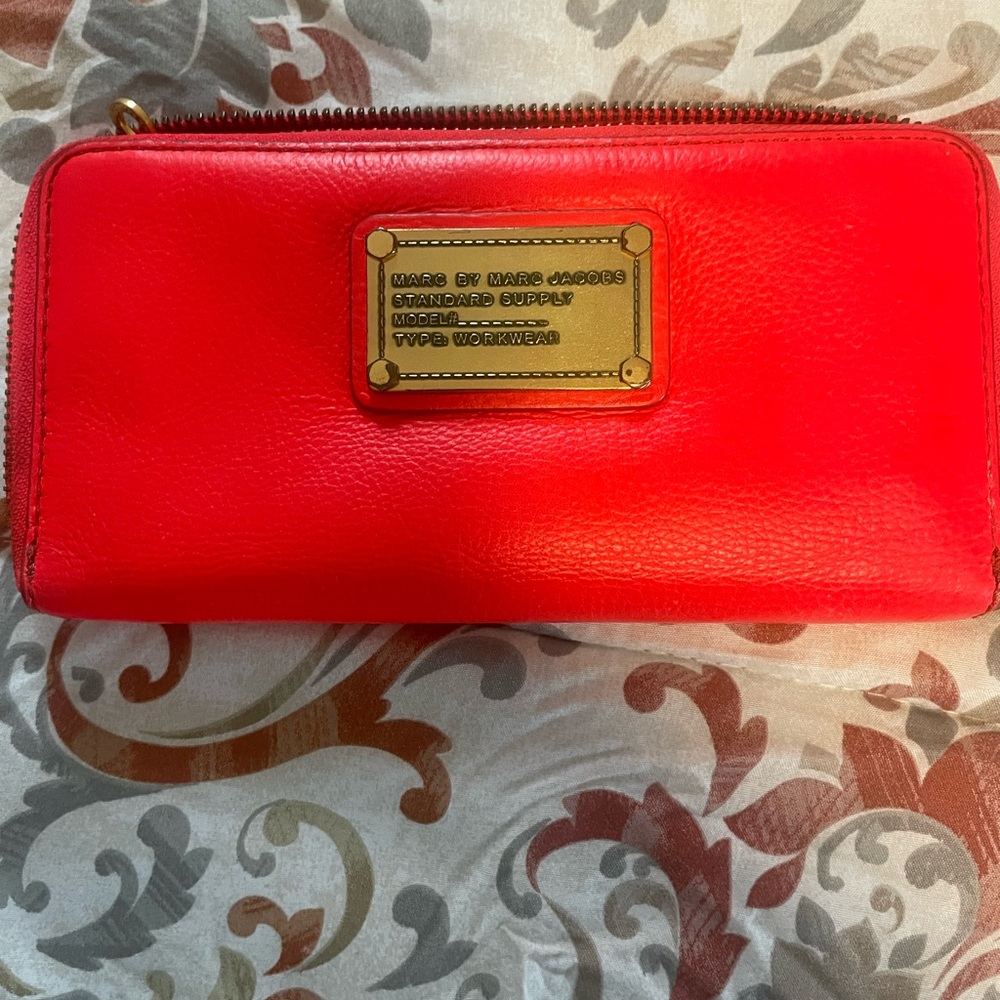 Authentic Red Marc Jacobs wallet